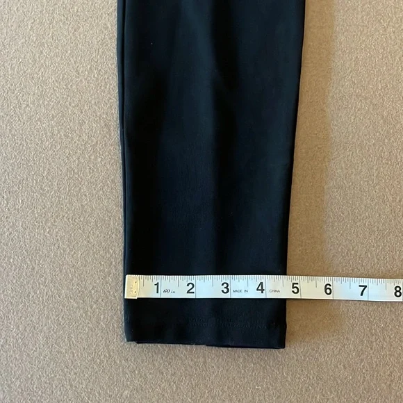 THEORY Skinny Pant in Compact Knit Jersey Black- Size 4